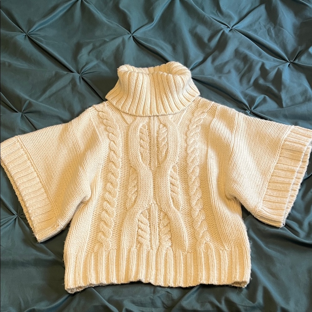 Caslon Cable Knit Cowl Neck Sweater